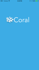 Coral App Splash Screen